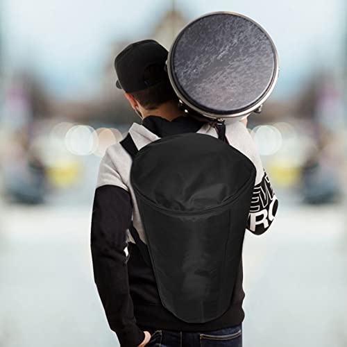 Taidda Djembe Drum Carry Case Bag, Tragbare Wasserdichte Schwarze Schulter Afrikanische Trommelbeutel Djembe Bag Drum Carry Hülle Beutel Weicher Gig Rucksack Tragbares Wasserdichte Schulter