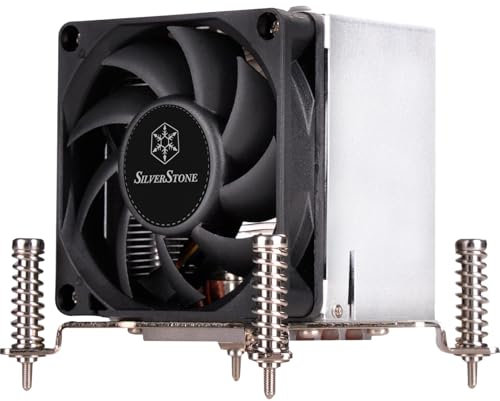 SilverStone SST-AR10-115XS - Argon CPU Cooler 3 Direct Contact Heatpipe, 70mm PWM, Intel