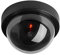 ELEAR nero fake dummy camera Videocamere finte macchina fotografica di sicurezza CCTV sorveglianza interna esterna IR LED lampeggiante luce rossa impermeabile