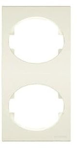 Niessen tacto - Marco 2 elemento vertical tacto blanco