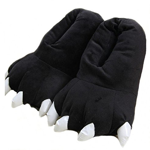 LANFIRE Unisex Soft Plüsch Haus Hausschuhe Tier Kostüm Pfote Claw Schuhe