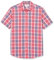 Amazon Essentials Chemise en Popeline à Manches Courtes Coupe Régulière Homme, Rouge Délavé Vitre, L