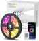 LED Strip 15M(1Rolle), LED Streifen Bluetooth, Farbwechsel LED Lichterkette mit IR fernbedienung und App, Timer-Einstellung Dimmbar, Sync mit Musik, RGB Led Leiste für Schlafzimmer Partei deko