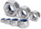 YOFASEN Edelstahl Nylonmutter - M22/M24/M27/M30 Hohe Härte Nyloneinsatz-Kontermutter Sechskantmuttern Sicherungsmuttern Befestigungen Silber, M22(2pcs)