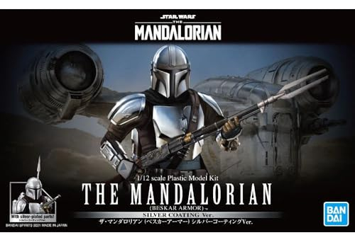 Bandai Hobby - Star Wars - 1/12 The Mandalorian (Beskar Armor) Silver Coating Version