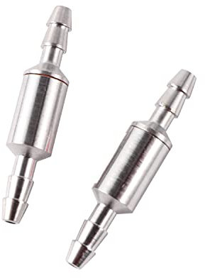 xinyuan Pipe Fittings Irrigation One-way Non Return Check Valve Aquarium Stainless Steel CO2 Check Valve One Way for Aquarium CO2 Diffuser Regulator Plastic