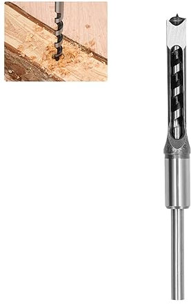 Square Mortising Chisel, Alloy Steel Adjustable Hole Drill Bit, Woodworking Power Tool for Tenon Machines (14mm)