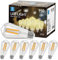 Aigostar E27 LED Lampe Filament 8W (Ersetzt 69W),Warmweiß 2700K,950lm,Vintage Glühbirne ST64,Nicht Dimmbar,6 Stück