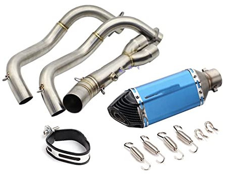 Marmitta Slip On Per MT-07 FZ-07 Moto Di Scarico Silenziatore Fuga Per Per MT07 FZ07 Per MT 07 Per Tracer 700 XSR700 2014-2021 Moto Scarico(Colore:3)