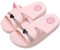 Acfoda Ciabatte Bambino Estive Pantofole Casa Antiscivolo MorbideSandali da Spiaggia Piscina Doccia Infradito Mare Comode Leggere con Orecchie di Gatto Rosa 32/33