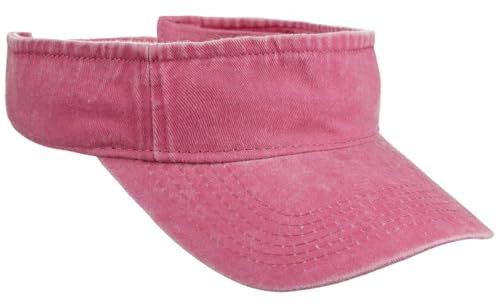 Lipodo Washed Cotton Visor Uni einfarbig Damen und Herren Frühling Sommer