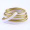 Goldene Paspelborte mit metallischer Lippe, 1 cm, Schrägband zum Nähen, Heimdekoration, Polster, 4,5 m