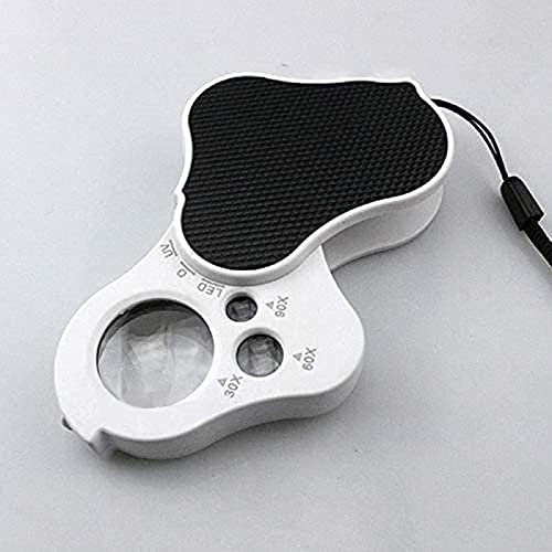 30X 60X 90X Faltbare Juweliere Juwel Schmuck Lupe Taschenlupe Insekten Viewer Geschenk für Kinder Leselupe ziyu