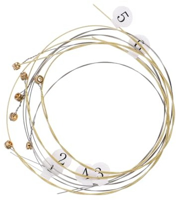 TOYANDONA Lyra Saiten Komplettset 16 Stück Leiersaiten Aus Stahl Ersatz Und Zubehörset Für Lyra Harfe Langlebige Harfeninstrumente Für Klaren Klang