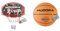 HUDORA Basketballkorb Set - Indoor & Outdoor Basketballkorb mit Brett & Basketball Größe 7 orange, unaufgepumpt