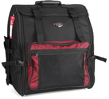 Leuchtklang Akkordeon Trolley Rucksack für 96 Bass Akkordeon GigBag Tasche