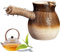 Teiera a induzione, teiera in ceramica cinese, teiera in argilla splendidamente progettata per tè sfuso, bustine di tè, latte, caffè, fornello a induzione