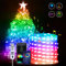 AIMENGTE Kluge Lichterkette, 10M RGBIC Fernbedienung & App Steuerung 99+ Modi, dimmbar, Sync Musik, Timer, IP44 Wasserfes Weihnachtsbaum Lichterkette für Weihnachtsdeko Party Deko Balkon Hochzeit