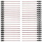 HJIAMA 40 Piezas Conector Pila 9v, Clip de Batería de Tipo I, Conector Soporte para Pila 1 Tipo con Cable 150 mm, Plástico Tipo I y Cuero Tipo I, Clip Batería para Dispositivos Pequeños