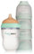Happymami - Pack Biberon Personnalisable en Forme de Sein + Distributeur de Lait en Poudre, Ensemble d'Alimentation pour Bébé, sans BPA, Double Système Anti-colique, Lavable au Lave-vaisselle