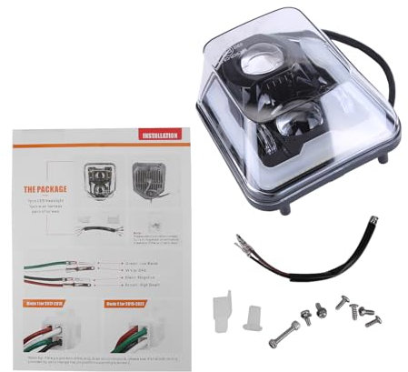 H4 -LED -Scheinwerfer Superhelle LED -Lampe 5000 lm Hochzeitszeit für Hochstrahlzeiten Leichter DRL -Licht 6500K kompatibel Forhusqvarna 701 Supermoto 501 300 450 350 250