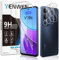 Yenwen Protector de Pantalla para VIVO Y19S 5G, 2 Piezas Cristal Templado con 2 Piezas Protector de Lente de Cámara, 9H Dureza Ultra Resistente Vidrio Templado