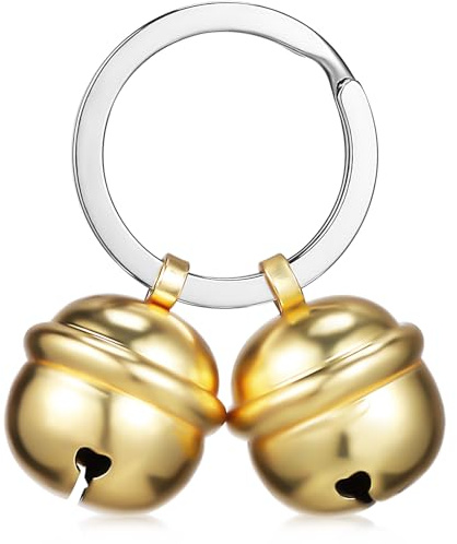 EPIGEIST Kupferglöckchen Haustierhalsband Zubehör Mit Metallring Kompakt Langlebig Und Dekorativ Für Hunde Und Katzen Zur Besseren Ortsbestimmung