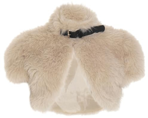 Hperu Fausse Fourrure châle étole Hiver Chaud Luxe Manteau Manteau enveloppe Fourrure Cape avec Cravate châles et enveloppes Formelles pour Robes de soirée fête de Mariage