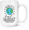 Gift Base World's Best Grandad 15oz Large Mug Cup