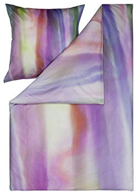 ESTELLA Mako Satin Bettwäsche Brush Multicolor 1 Bettbezug 200 x 220 cm + 2 Kissenbezüge 80 x 80 cm