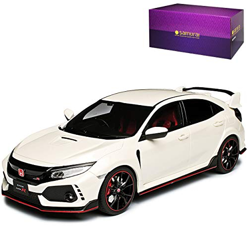 Kyosho Hon-da Civic Type-R 10. Generation Limousine Weiss Ab 2015 1/18 Modell Auto