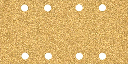 Bosch 10x EXPERT C470 Sandpaper (for Paint on wood, Hardwood, Ø 93x186 mm, Grit 40, Professional Accessory Orbital Sander)