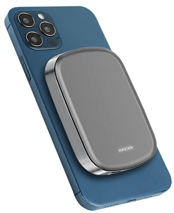Power Bank, 8AMTECH 8230mAh Mag-Safe Portable Charger 15W Fast Charging 20W Type C Quick Charge Back up Power Supply for iPhone 16/15/14/13/12 Series(Gray)