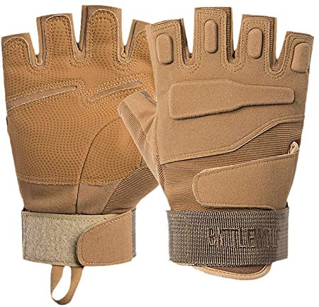 Outdoor Taktische Handschuhe Männer & Frauen Halbfinger Militär Jagd Armee Arbeitsausrüstung Produkte Cs Go Camo Armee Zubehör Waren TaktikHandschuhe Für Männer Frauen sandgelb L