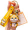 Shining crown Joli porte-clés pour femme, pendentif Shiba Inu de dessin animé, décoration de sac à main ou sac à dos, jaune, M