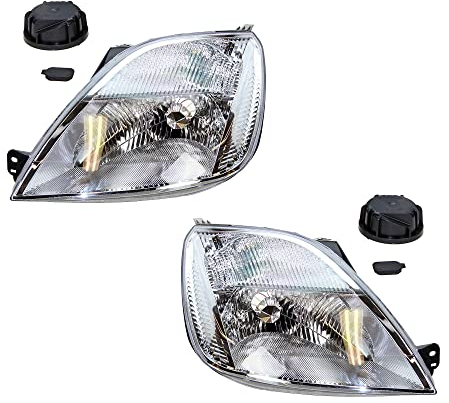 ATEC Germany 2x Hauptscheinwerfer vorne links + rechts Frontscheinwerfer, Kompatibel mit FORD FIESTA V (JH_, JD_), FIESTA V Van