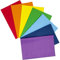 Jukway 7Stk. Einfarbige Stoff Baumwollstoff Meterware 45x52cm Patchwork Buntes Stoffpaket, Twill Stoff aus 100% Baumwolle, Stoffe zum Nähen Quilten DIY Dekoration Handarbeiten (Regenbogen -7 Farben)