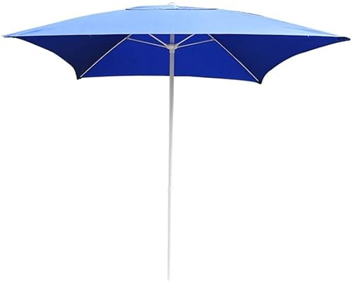 Sombrilla de Playa Sombrilla portátil cuadrada de 2,0 m para exteriores, sombrilla con dosel, plegable, compacta, protección UV para balcón, terraza, jardín, sombrilla al aire libre, refugio para somb