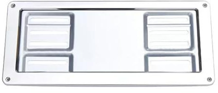 TingHaoO Diebstahlschutz-Kennzeichenrahmen für Thailand-Fahrzeuge, Auto-Kennzeichenhalterung, Edelstahl