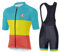 UGLY FROG Abbigliamento Ciclismo Set Manica Corta Tuta Uomo Completo Ciclismo Estivo per Bici da MTB con Pantaloncini Imbottiti in Gel Traspirante