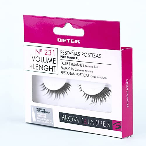 Beter – Pestañas postizas VOLUMEN y LONGITUD , extensiones de pestañas, imprescindible en tu set de maquillaje de ojos