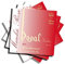 Dogal® »R31A VIOLIN SET MARCHIO ROSSO 1/2-1/4 CHROME STEEL« Corde per Violino - Chrome Flat Wound - Ball End