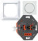 LED-Dimmer Universaldimmer 3-250W als Komplettset mit Merten 1-M aktivweiß glänzend Phasenanschnitt und Phasenabschnitt