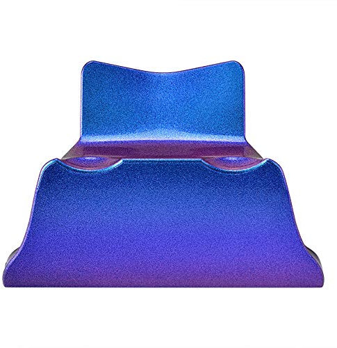 eXtremeRate Support pour ps4 Manette, Support avec Tapis en Caoutchouc Compatible avec ps4 Slim Pro, Caméléon Violet Bleu
