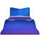 eXtremeRate Support pour ps4 Manette, Support avec Tapis en Caoutchouc Compatible avec ps4 Slim Pro, Caméléon Violet Bleu