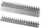 EXLECO 14Pcs Vogelabwehr Taubenabwehr, 4,6 Meter Vogelabwehr Spikes 3 Reihig Kunststoff Tierabwehr Spikes für Katze, Spatzen, Marder, Zaun, Fensterbank, Dach | Grau | 3,5 cm hoch