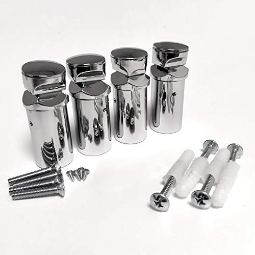 MyHomeware Set of Universal Brackets for Heated Towel RAIL Radiator Flat Or Curved