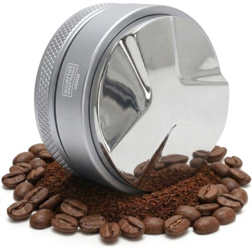 scarlet espresso | Kaffee Distributor »Grande TRE« – Kaffeverteiler für gleichmäßige Verteilung im Siebträger 5–13mm einstellbar – Leveler für präzise Espresso-Zubereitung – 53