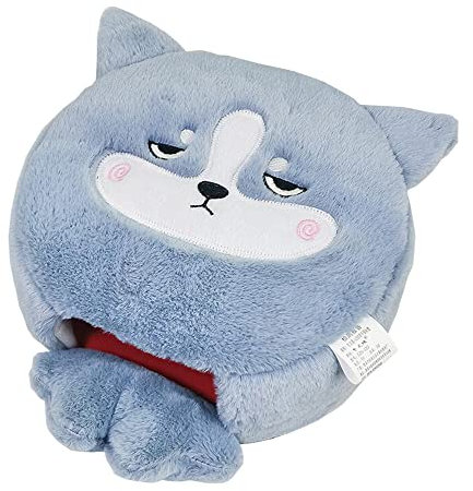 Tapis de souris chauffant USB pour garder vos mains au chaud en hiver avec tapis chauffant Motif chien Bleu