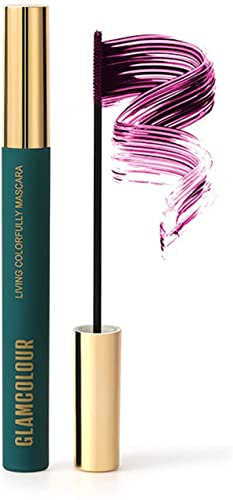 1/4Pcs Magic Color Skinny Mascara, Wasserdicht Gesunde Längen Mascara Bunte Dick Curling Skinny Mascara (Schlank, Beerenfarbe)